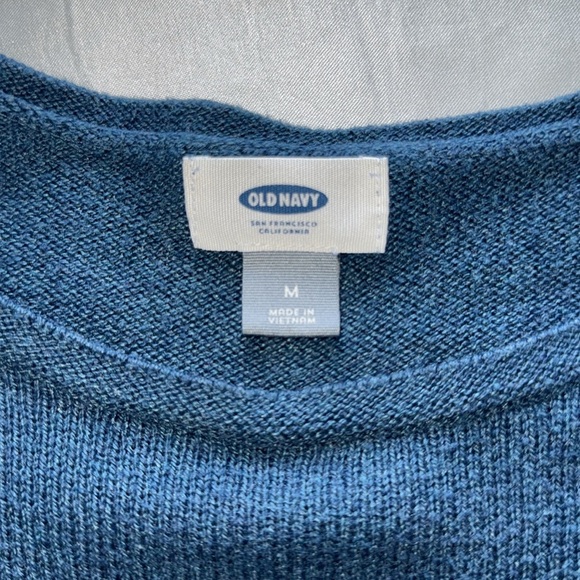 Teal Blue Long Sleeve Sweater Timeless Classic Crewneck Pullover Soft Knit Sz M - Picture 9 of 15